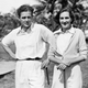 Robert Sweeny Is shown with Miss Grace Amory, step-daughter of Herbert Pulitzer, of New York, on Feb. 14, 1940 at the Everglade Golf Club, Palm Beach, Fla., where they have been paired in the fifth annual mixed two-ball foursome. Watson guest bid $1,125 for the Sweeny Amory team in the auction pool and Bobby exercised his players' option and bought half of the guest's interest. The team turned in the lowest score to qualify on the first day of competition. (AP Photo)